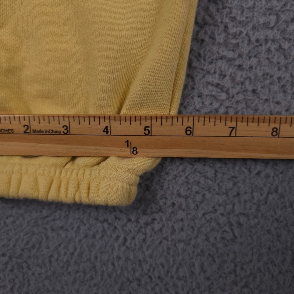 John Elliot Sweatpants Mens 3 US Large Yellow French Terry Jogger Lounge Pants - Picture 9 of 14